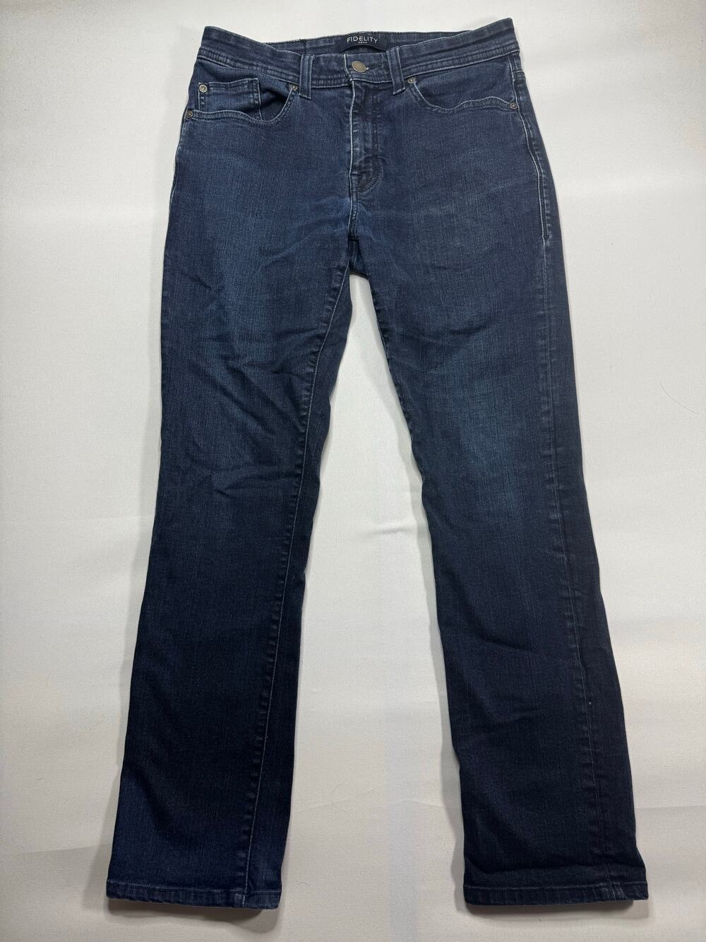 Fidelity Denim Men's Jimmy Tapered Leg‎ Blue Stretch Denim Jeans - Sz 32 (31x30)